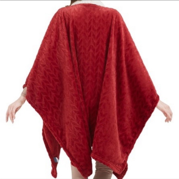 Cozy Plush Wrap 50 x 70 Garnet Throw - Picture 2 of 6